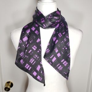 Mary Kay Cosmetics Scarf Purple & Black